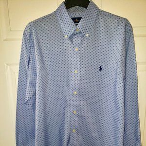 Ralph Lauren Button Down (M) Blue